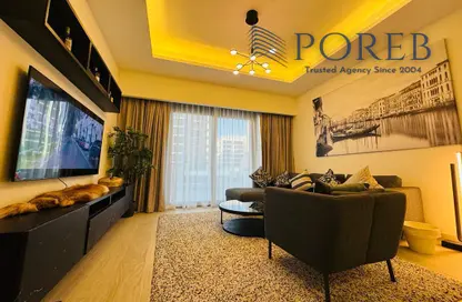 Living Room image for: Apartment - 2 Bedrooms - 2 Bathrooms for rent in AZIZI Riviera 13 - Meydan One - Meydan - Dubai, Image 1