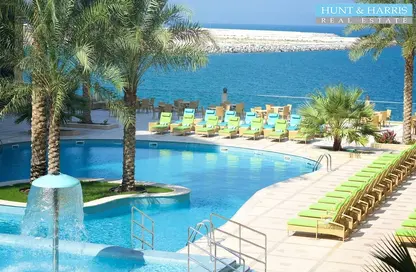 النزل و الشقق الفندقية - 1 حمام للايجار في منتجعات و سبا جزيرة مرجان - جزيرة المرجان - رأس الخيمة