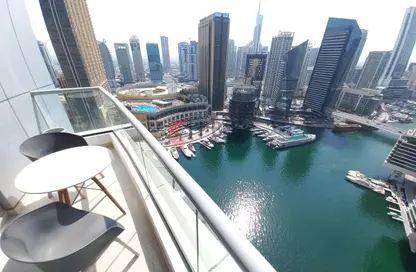 شقة - غرفة نوم - 2 حمامات للايجار في البرج الاوسط - باي سنترال - دبي مارينا - دبي