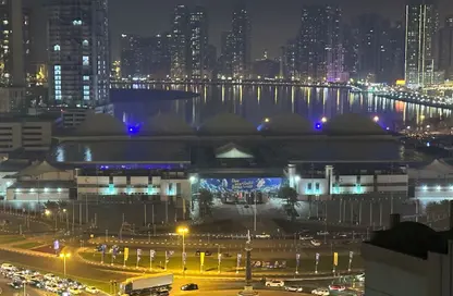 شقة - غرفة نوم - 2 حمامات للايجار في 3 برج منازل - الممزر - الشارقة - الشارقة