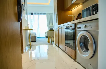 Apartment - Studio - 1 Bathroom for rent in AZIZI Riviera - Meydan One - Meydan - Dubai