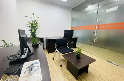 Office Space - Studio - 1 Bathroom for rent in Business Atrium Building - Oud Metha - Bur Dubai - Dubai