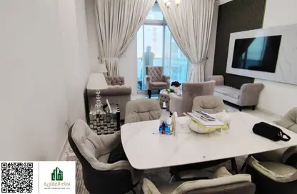 Apartment - 2 Bedrooms - 2 Bathrooms for sale in Oasis Tower - Al Rashidiya 1 - Al Rashidiya - Ajman