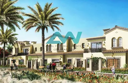Outdoor House image for: Townhouse - 2 Bedrooms - 3 Bathrooms for sale in Bloom Living - Zayed City (Khalifa City C) - Khalifa City - Abu Dhabi, Image 1