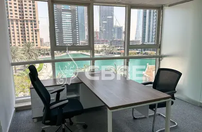 Office Space - Studio - 1 Bathroom for rent in Goldcrest Executive - JLT Cluster C - Jumeirah Lake Towers - Dubai