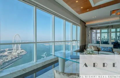 Penthouse - 6 Bathrooms for sale in Al Bateen Residences - Jumeirah Beach Residence - Dubai