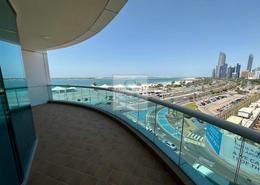 Duplex - 4 bedrooms - 6 bathrooms for rent in Bel Ghailam Tower - Corniche Road - Abu Dhabi