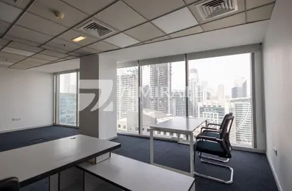 Office Space - Studio - 1 Bathroom for rent in The Binary Tower - Business Bay - Dubai