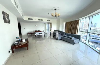 Apartment - 2 Bedrooms - 4 Bathrooms for rent in Saba Tower 2 - JLT Cluster Q - Jumeirah Lake Towers - Dubai