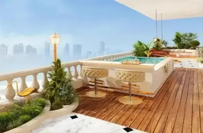 Balcony image for: Apartment - 1 Bathroom for sale in Vincitore Aqua Dimore - Dubai Science Park - Dubai, Image 1