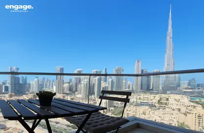 صورة لـ شرفة شقة - 2 غرف نوم - 3 حمامات للايجار في A برج فيوز - برج فيوز - دبي وسط المدينة - دبي ، صورة رقم 1