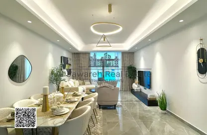 Apartment - 3 Bedrooms - 3 Bathrooms for sale in Ajman Creek Towers - Al Rashidiya 1 - Al Rashidiya - Ajman