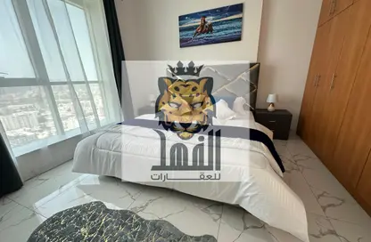 شقة - 2 غرف نوم - 2 حمامات للايجار في برج الواحة - الراشدية 1 - الراشدية - عجمان