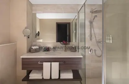 صورة لـ حمام النزل و الشقق الفندقية - غرفة نوم - 2 حمامات للايجار في فندق وأجنحة أفاني بالم فيو - مدينة دبي الإعلامية - دبي ، صورة رقم 1