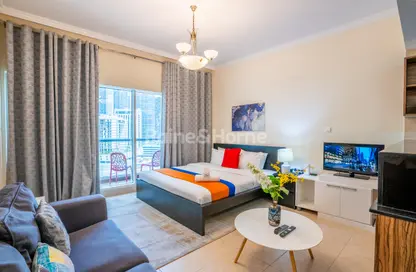 Apartment - Studio - 1 Bathroom for rent in Burj Al Nujoom - Downtown Dubai - Dubai