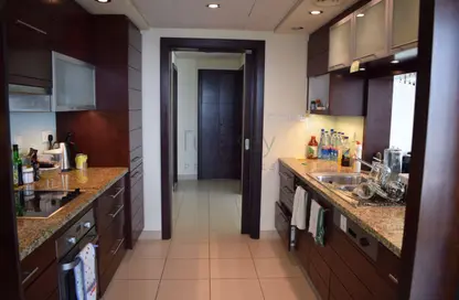 شقة - غرفة نوم - 2 حمامات للايجار في B برج فيوز - برج فيوز - دبي وسط المدينة - دبي