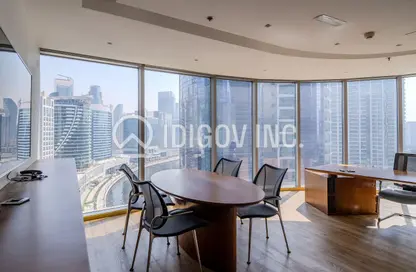 Office Space - Studio - 1 Bathroom for rent in The Binary Tower - Business Bay - Dubai