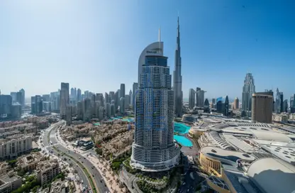 Apartment - 3 Bedrooms - 4 Bathrooms for rent in Boulevard Point - Downtown Dubai - Dubai