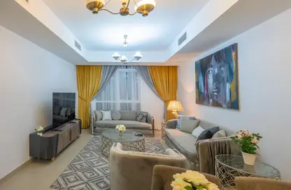 Apartment - 2 Bedrooms - 2 Bathrooms for rent in Beach Tower 2 - Al Khan Lagoon - Al Khan - Sharjah