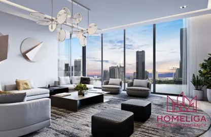Apartment - 1 Bedroom - 2 Bathrooms for sale in Peninsula Four - Peninsula - Business Bay - Dubai