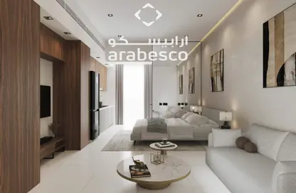Living Room image for: Apartment - 2 Bedrooms - 2 Bathrooms for sale in Albero By Oro24 - Liwan - Dubai Land - Dubai, Image 1