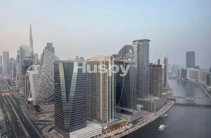 شقة - 2 غرف نوم - 3 حمامات للايجار في برج نورا - مدينة الحبتور - الخليج التجاري - دبي