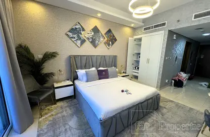 Room / Bedroom image for: Apartment - 1 Bathroom for sale in Waves Tower - Business Bay - Dubai, Image 1