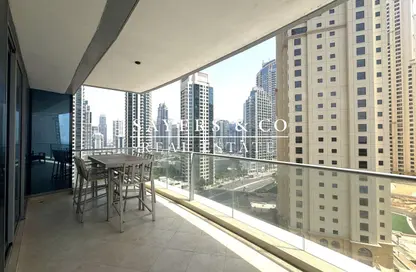 Apartment - 2 Bedrooms - 3 Bathrooms for rent in Trident Grand Residence - Dubai Marina - Dubai