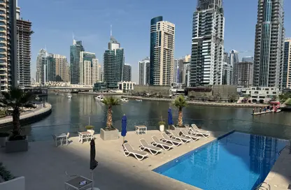 Apartment - Studio - 1 Bathroom for rent in LIV Residence - Dubai Marina - Dubai
