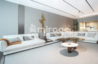 Living Room image for: Apartment - 2 Bedrooms - 3 Bathrooms for sale in Sun Tower - Shams Abu Dhabi - Al Reem Island - Abu Dhabi, Image 1