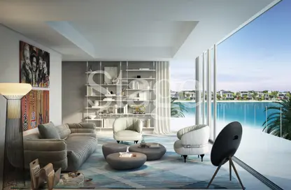 Living Room image for: Villa - 6 Bedrooms - 7 Bathrooms for sale in Frond K - Signature Villas - Palm Jebel Ali - Dubai, Image 1