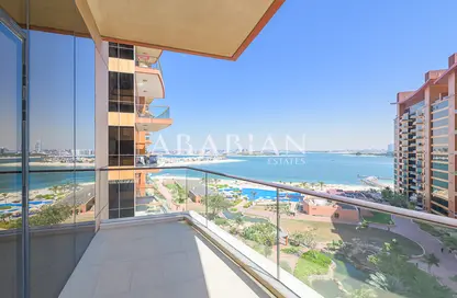 Apartment - 1 Bedroom - 1 Bathroom for rent in Emerald - Tiara Residences - Palm Jumeirah - Dubai