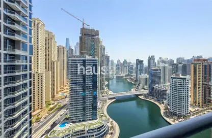 شقة - غرفة نوم - 2 حمامات للايجار في البرج الاوسط - باي سنترال - دبي مارينا - دبي