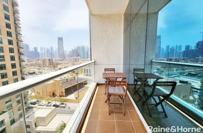 صورة لـ شرفة شقة - غرفة نوم - 2 حمامات للبيع في برج النجوم - دبي وسط المدينة - دبي ، صورة رقم 1