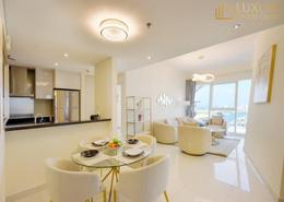 Living / Dining Room image for: Apartment - 2 bedrooms - 3 bathrooms for sale in Damac Heights - Dubai Marina - Dubai, Image 1