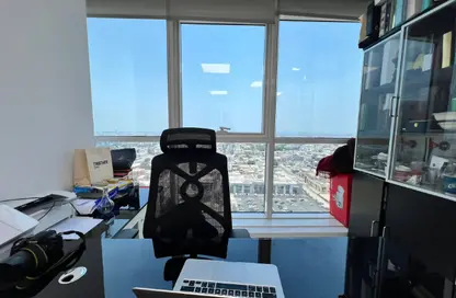 Office Space - Studio - 4 Bathrooms for rent in Aspin Tower - Sheikh Zayed Road - Dubai