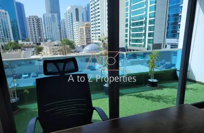 Balcony image for: Office Space - Studio for rent in Al Khalidiya - Abu Dhabi, Image 1