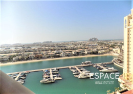Apartment - 2 bedrooms - 3 bathrooms for rent in Marina Residences 2 - Marina Residences - Palm Jumeirah - Dubai