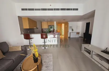 Living Room image for: Apartment - 1 Bedroom - 2 Bathrooms for rent in Souks Residential - Al Mamsha - Muwaileh - Sharjah, Image 1