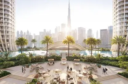 شقة - غرفة نوم - 2 حمامات للبيع في برج بن غاطي سكاي رايز أ - بن غاطي سكاي رايز - الخليج التجاري - دبي