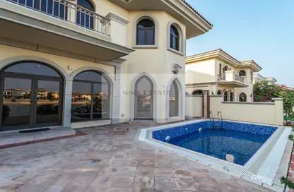 Villa - 4 Bedrooms - 5 Bathrooms for rent in Garden Homes Frond F - Garden Homes - Palm Jumeirah - Dubai