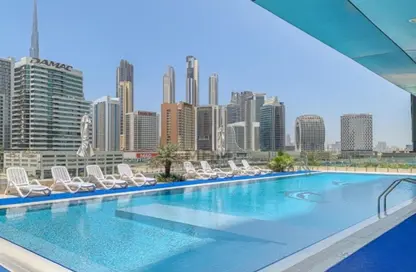 شقة - 1 حمام للبيع في برج هاميلتون - الخليج التجاري - دبي
