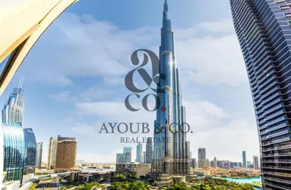 Apartment - 3 Bedrooms - 4 Bathrooms for rent in Burj Vista 1 - Burj Vista - Downtown Dubai - Dubai