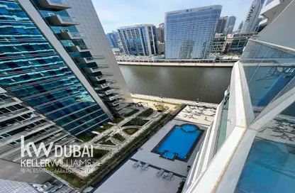 Apartment - Studio - 1 Bathroom for rent in Waves Tower - Business Bay - Dubai