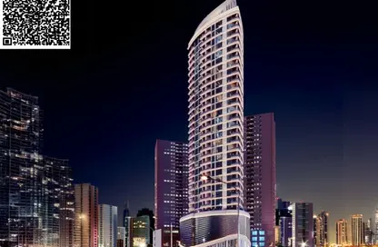Apartment - 1 Bedroom - 2 Bathrooms for sale in Tower C2 - Ajman Pearl Towers - Ajman Downtown - Ajman