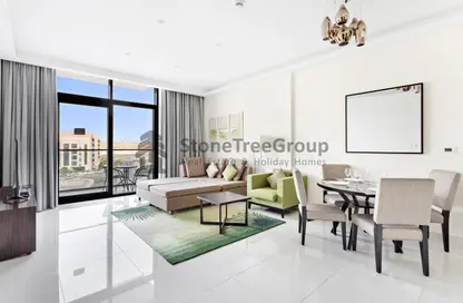 Living / Dining Room image for: Apartment - 1 Bedroom - 1 Bathroom for rent in Celestia - Dubai South (Dubai World Central) - Dubai, Image 1