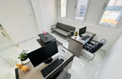 Office Space - Studio - 1 Bathroom for rent in Horizone Building - Port Saeed - Deira - Dubai
