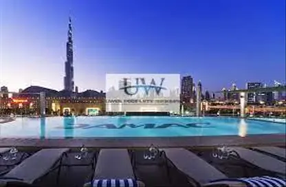 صورة لـ حوض سباحة شقة - غرفة نوم - 1 حمام للايجار في مساكن ريفا - الخليج التجاري - دبي ، صورة رقم 1