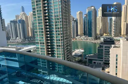 شقة - 2 غرف نوم - 3 حمامات للايجار في برج كاسكيد - دبي مارينا - دبي