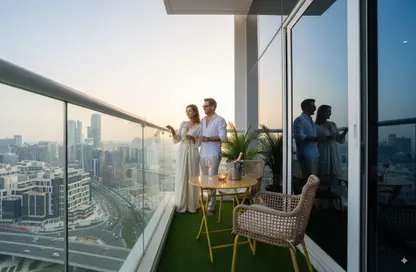 Apartment - Studio - 1 Bathroom for rent in DAMAC Maison Privé - Business Bay - Dubai